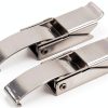 Draw Toggle Latch uxcell 2.87" SUS304 Steel with Spring Hook 2pcs-0