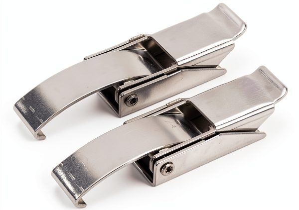 Draw Toggle Latch uxcell 2.87" SUS304 Steel with Spring Hook 2pcs-0