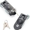Compression Latch STHang D Powder Coated Zinc Alloy Lever Black-2