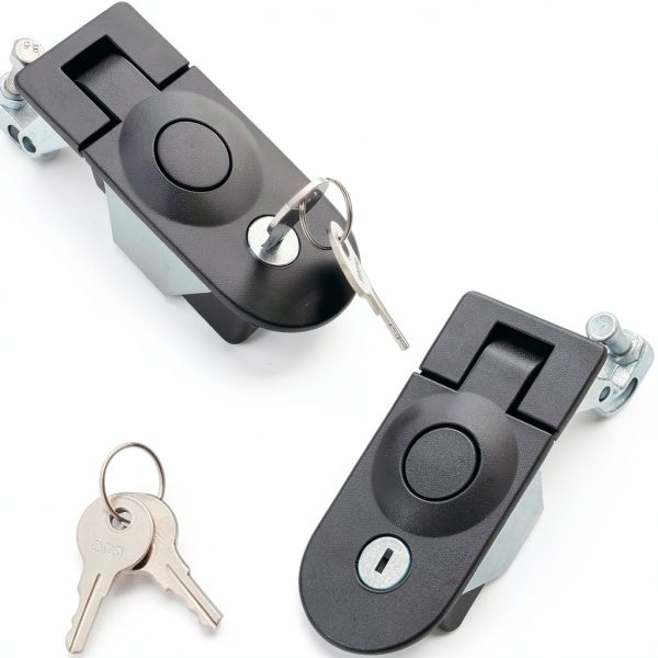 Compression Latch STHang D Powder Coated Zinc Alloy Lever Black-2