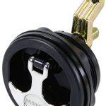 Whitecap T Handle Cam Latch Keyed Lock Black 3in S-0226BC-0