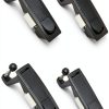 Compression Latch Lock QWORK Zinc Alloy Adjustable Grip 4 Pack Black-0