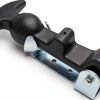 T Handle Draw Latch 2 Pack 4.7" QWORK Metal Hood Catch Brackets Black-1