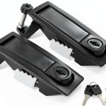 Compression Latch Lock Bonsicoky Adjustable Lever Black 2-Piece Set-0