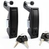 Compression Latch Lock Bonsicoky Adjustable Lever Black 2-Piece Set-4