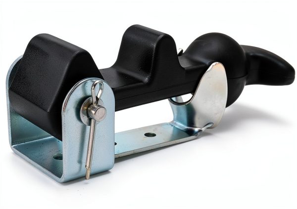 T Handle Draw Latch 2 Pack 4.7" QWORK Metal Hood Catch Brackets Black-2