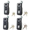 Compression Latch 4PCS Cupboard Door Knob Lock Angrylife Black with-0