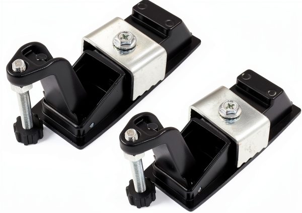 Compression Latch Lock Bonsicoky Adjustable Lever Black 2-Piece Set-3