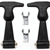 Rubber Flexible Draw Latch 4.7'' – Creatyi SUS304 T‑Handle (2 pcs)-0