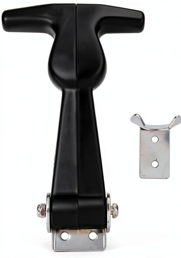 Rubber Flexible Draw Latch 4.7'' – Creatyi SUS304 T‑Handle (2 pcs)-2