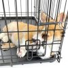 10 Pack Rabbit Cages Door Metal Finger Spring Latch Hook Multi-Functional Pet Cages Door Spring Latch for Fixing Small Animal, Rabbit, Dog, Cat, Parrot, Guinea Pig,Squirrel, Pet Cage Door-5